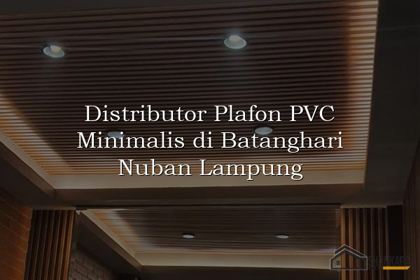 Distributor Plafon PVC Minimalis di Batanghari Nuban Lampung