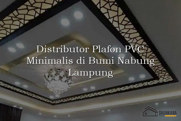 Distributor Plafon PVC Minimalis di Bumi Nabung Lampung