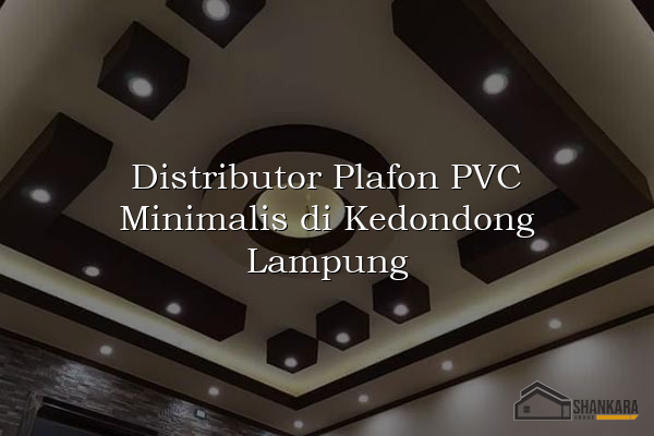 Distributor Plafon PVC Minimalis di Kedondong Lampung