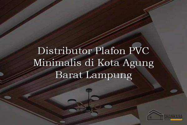 Distributor Plafon PVC Minimalis di Kota Agung Barat Lampung