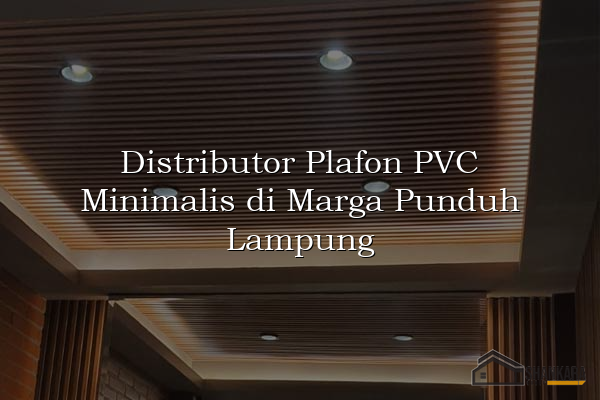 Distributor Plafon PVC Minimalis di Marga Punduh Lampung