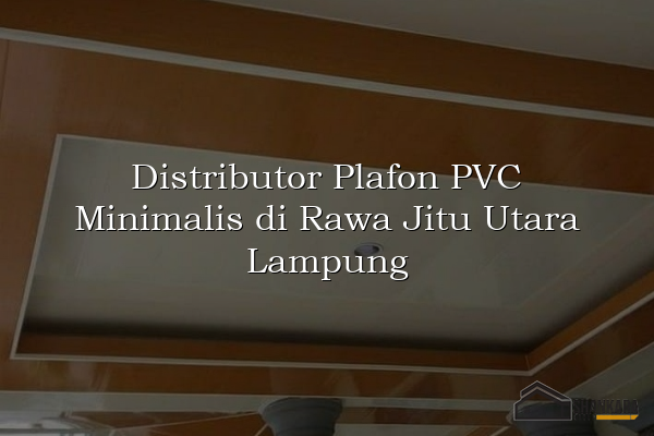 Distributor Plafon PVC Minimalis di Rawa Jitu Utara Lampung