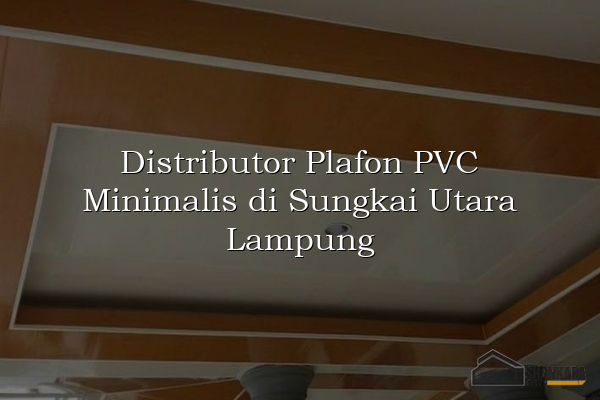 Distributor Plafon PVC Minimalis di Sungkai Utara Lampung