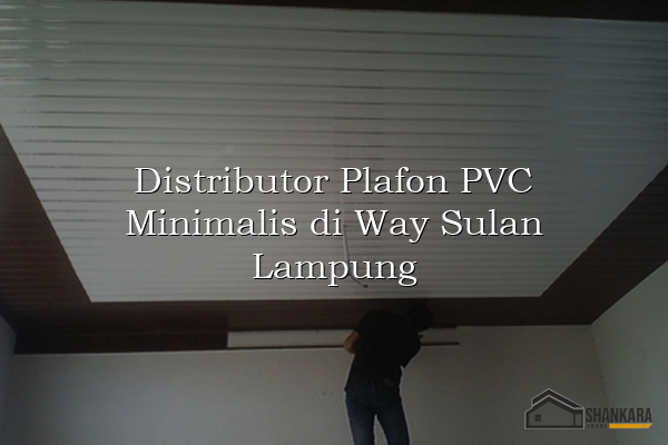 Distributor Plafon PVC Minimalis di Way Sulan Lampung