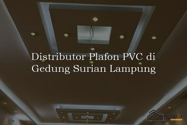 Distributor Plafon PVC di Gedung Surian Lampung