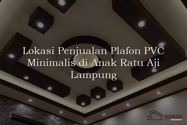 Lokasi Penjualan Plafon PVC Minimalis di Anak Ratu Aji Lampung