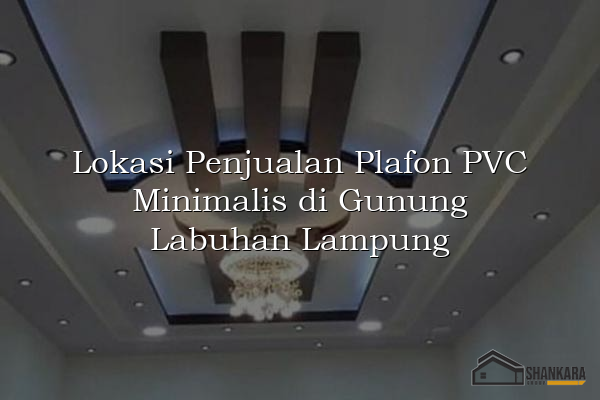 Lokasi Penjualan Plafon PVC Minimalis di Gunung Labuhan Lampung