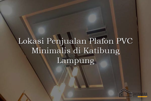 Lokasi Penjualan Plafon PVC Minimalis di Katibung Lampung