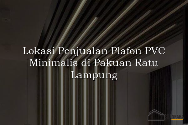 Lokasi Penjualan Plafon PVC Minimalis di Pakuan Ratu Lampung