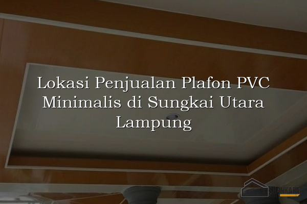 Lokasi Penjualan Plafon PVC Minimalis di Sungkai Utara Lampung