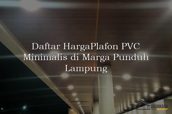 Daftar HargaPlafon PVC Minimalis di Marga Punduh Lampung