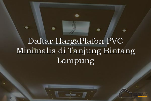 Daftar HargaPlafon PVC Minimalis di Tanjung Bintang Lampung