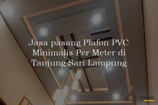Jasa pasang Plafon PVC Minimalis Per Meter di Tanjung Sari Lampung