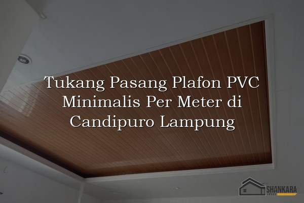 Tukang Pasang Plafon PVC Minimalis Per Meter di Candipuro Lampung