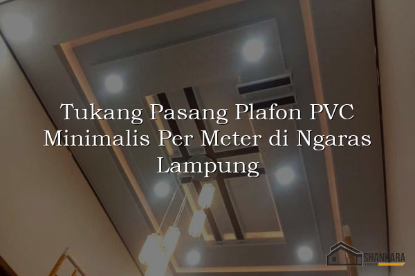 Tukang Pasang Plafon PVC Minimalis Per Meter di Ngaras Lampung