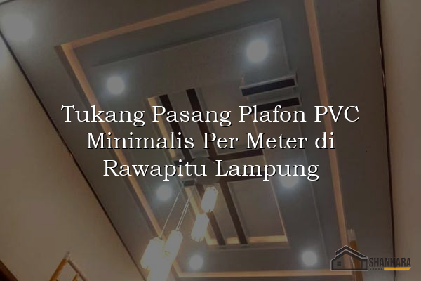Tukang Pasang Plafon PVC Minimalis Per Meter di Rawapitu Lampung