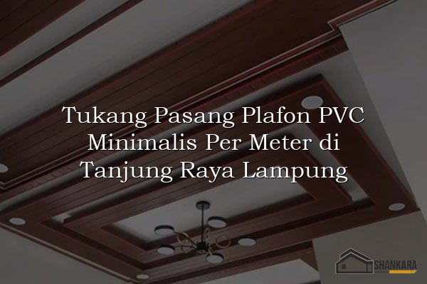 Tukang Pasang Plafon PVC Minimalis Per Meter di Tanjung Raya Lampung