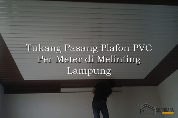 Tukang Pasang Plafon PVC Per Meter di Melinting Lampung