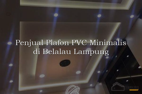 Penjual Plafon PVC Minimalis di Belalau Lampung