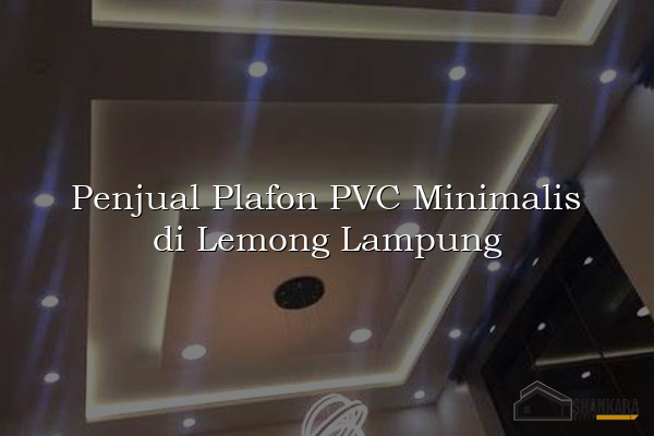 Penjual Plafon PVC Minimalis di Lemong Lampung