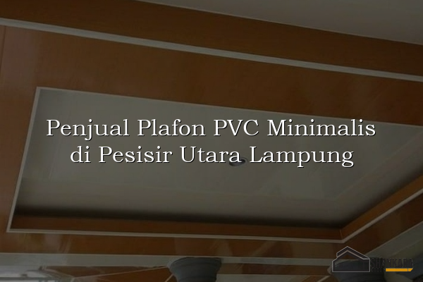 Penjual Plafon PVC Minimalis di Pesisir Utara Lampung