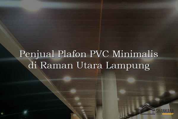 Penjual Plafon PVC Minimalis di Raman Utara Lampung