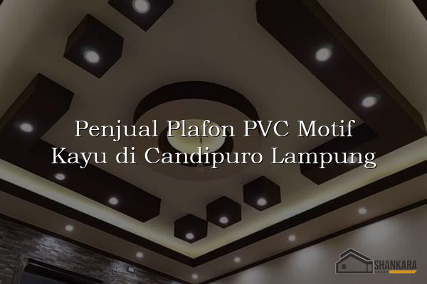 Penjual Plafon PVC Motif Kayu di Candipuro Lampung