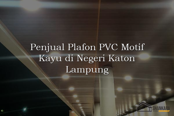 Penjual Plafon PVC Motif Kayu di Negeri Katon Lampung