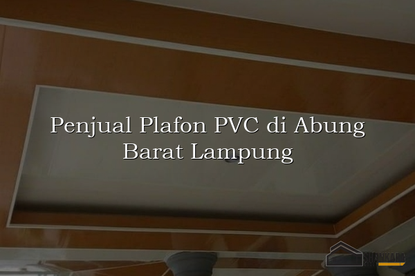 Penjual Plafon PVC di Abung Barat Lampung