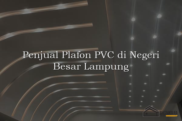 Penjual Plafon PVC di Negeri Besar Lampung