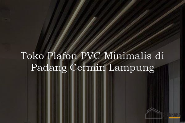 Toko Plafon PVC Minimalis di Padang Cermin Lampung