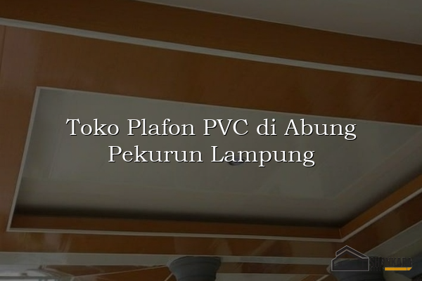 Toko Plafon PVC di Abung Pekurun Lampung