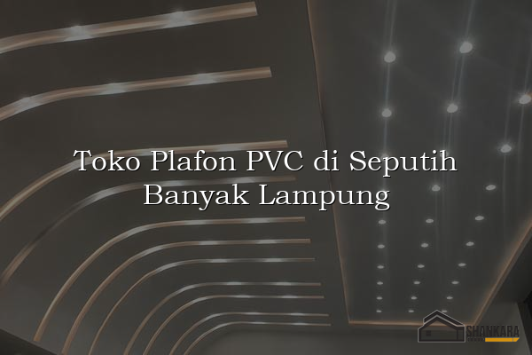 Toko Plafon PVC di Seputih Banyak Lampung
