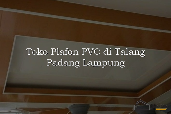 Toko Plafon PVC di Talang Padang Lampung