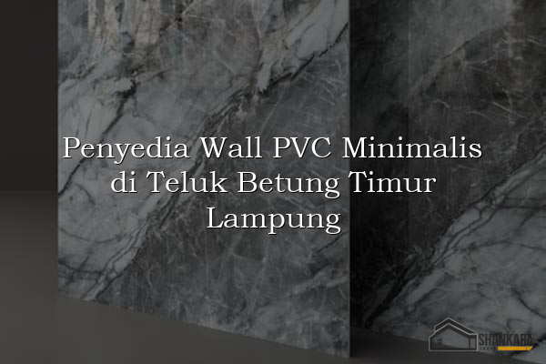 Penyedia Wall PVC Minimalis di Teluk Betung Timur Lampung